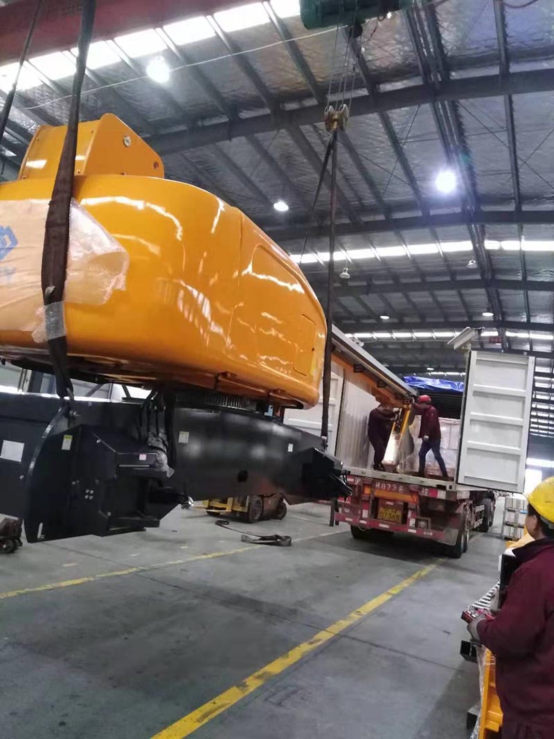 Telescopic boom lifts were delivered to Myanmar