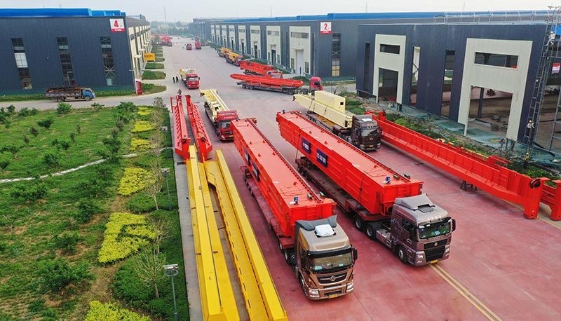 15 sets of cranes are exported to Thailand