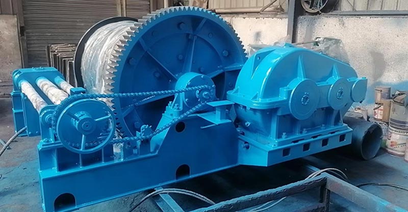 10T - 600M Electric Winch finished and shipped to South Korea