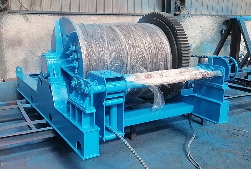 10T - 600M Electric Winch finished and shipped to South Korea