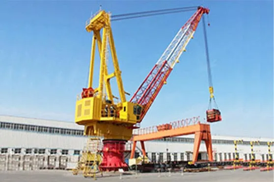 Kingpost Pedestal crane