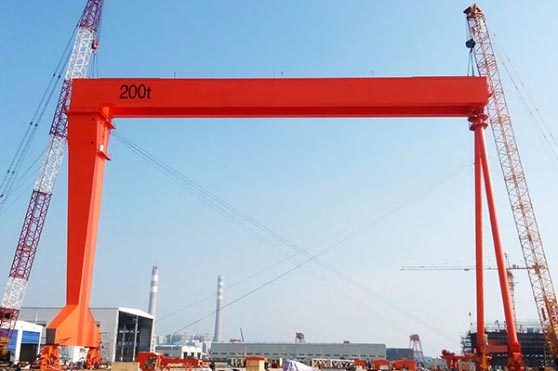 Double Girder Gantry Crane for Shipbuilding